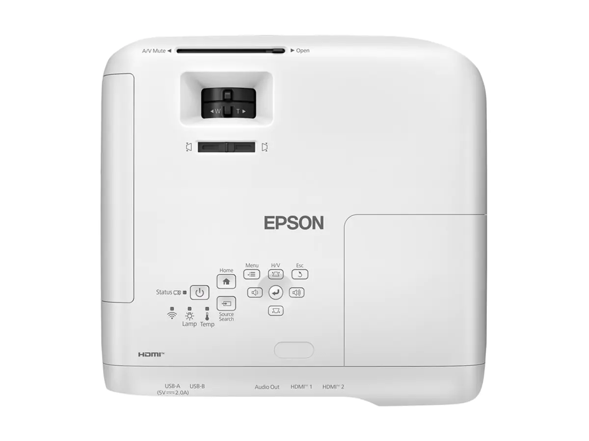 Epson EB-FH54 - 3-LCD-Projektor - 4100 lm - Full HD (1920 x 1080) - 16:9 - 802.11a/b/g/n/ac drahtlos / Miracast - weiß