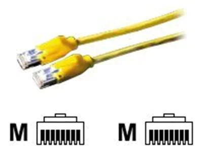 Secomp DRAKA UC400 S27 - Patch-Kabel - RJ-45 (M) zu RJ-45 (M) - 50 cm - FTP - CAT 6 - halogenfrei - Gelb