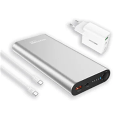 RealPower PB-20000PD, 20000 mAh, Lithium-Ion (Li-Ion), Quick Charge 3.0, Aluminium 408097