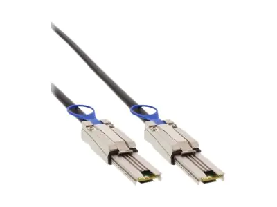 InLine - Externes SAS-Kabel - 4x Shielded Mini MultiLane SAS (SFF-8088), 26-polig zu 4x Shielded Mini MultiLane SAS (SFF-8088), 26-polig - 2 m