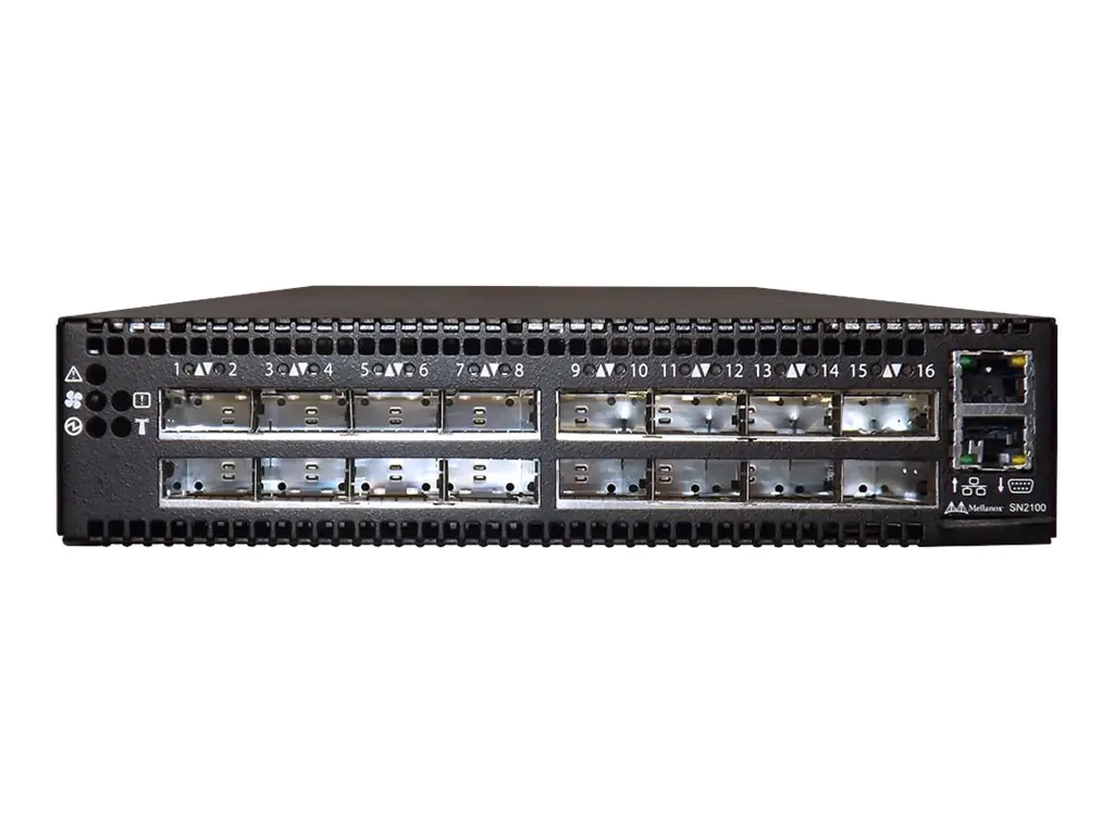 Mellanox Spectrum SN2100 - Switch - L3 - managed MSN2100-CB2F