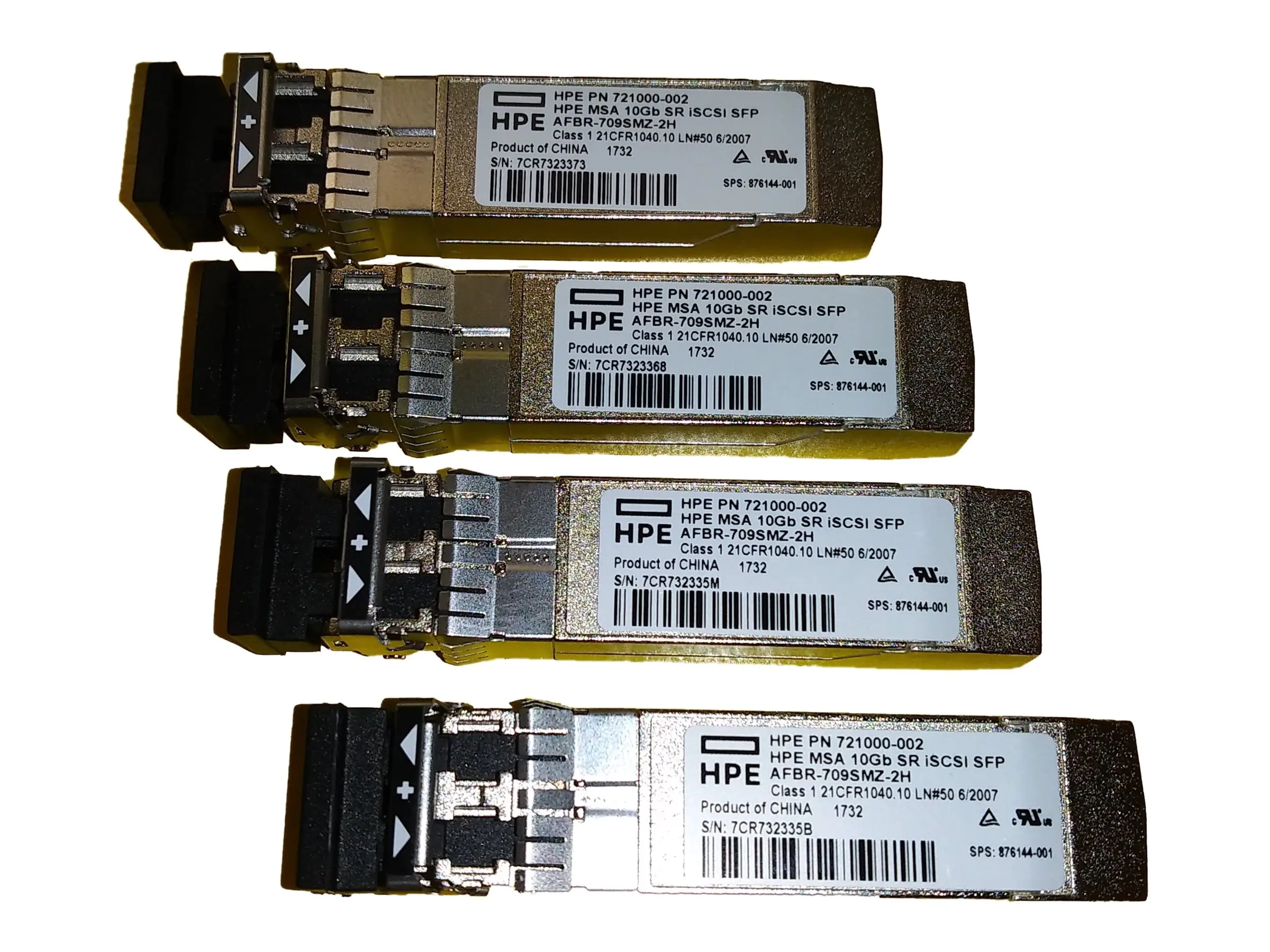 HPE MSA - SFP+-Transceiver-Modul - 10GbE, iSCSI (Packung mit 4) P88920-B25