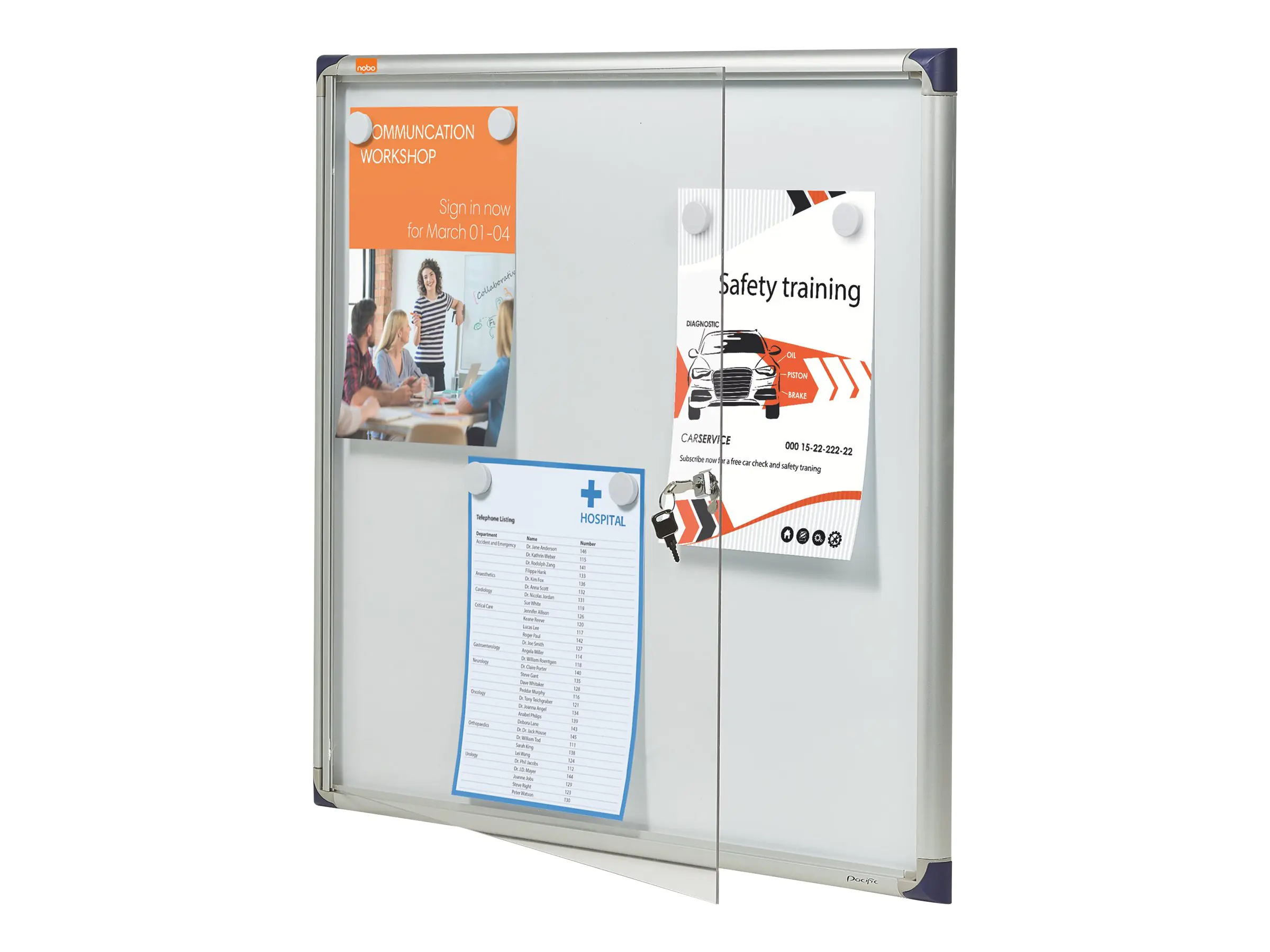 Nobo Extra - Geschlossenes Memoboard - geeignet 1900847