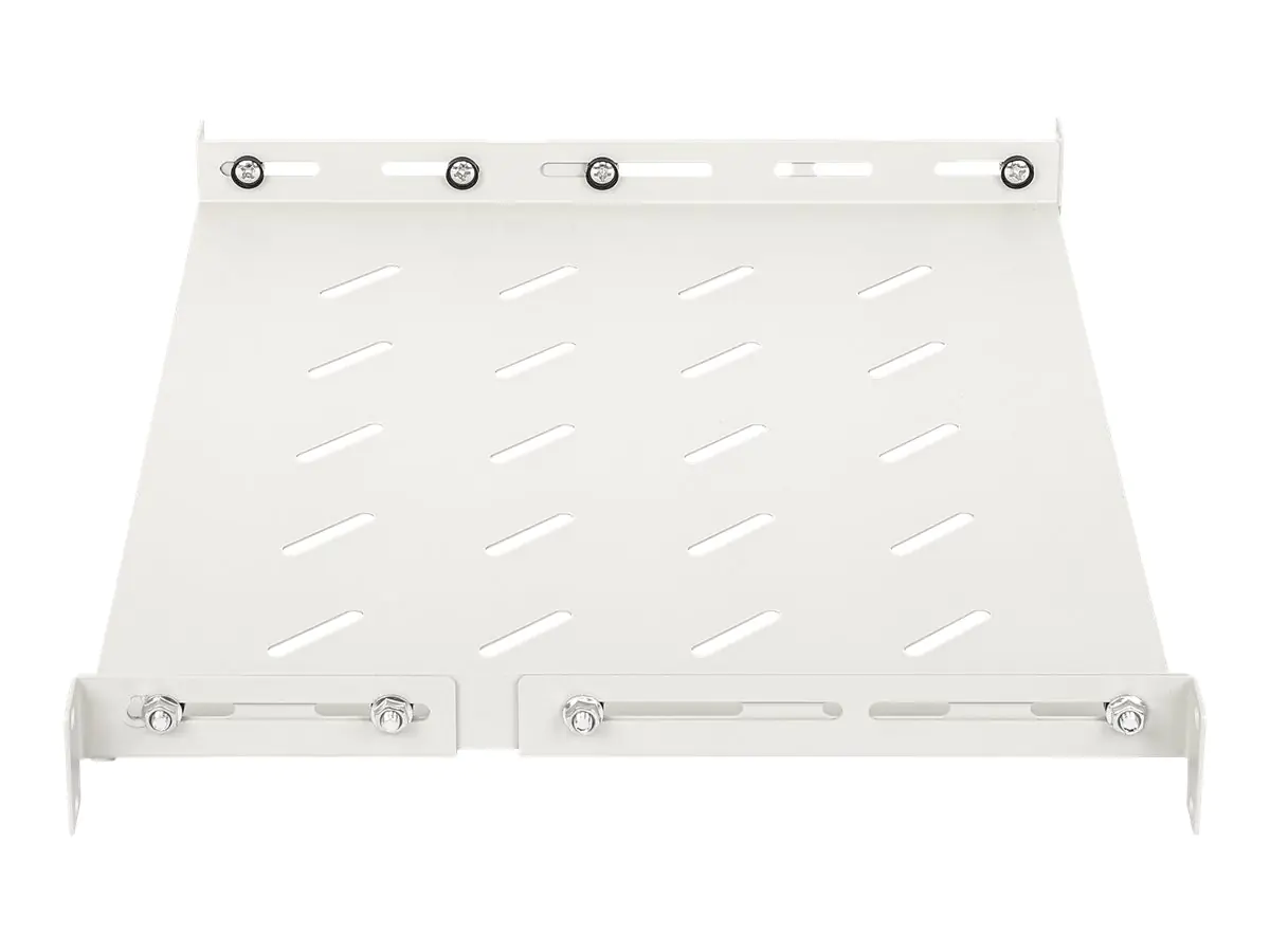 Intellinet - Rack - Regal - mit variablen Schienen, feste Montage - Grau, RAL 7035 - 1U - 48.3 cm (19")