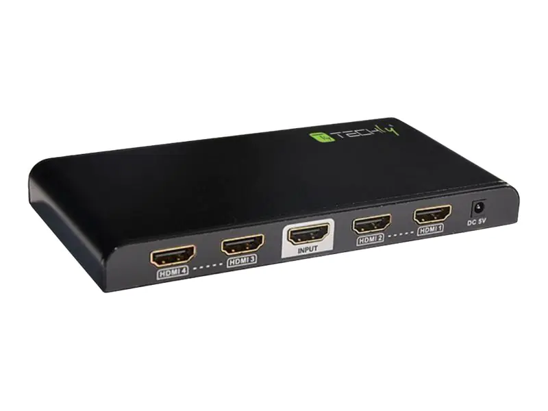TECHly - Video-/Audio-Splitter - 4 x HDMI - Desktop