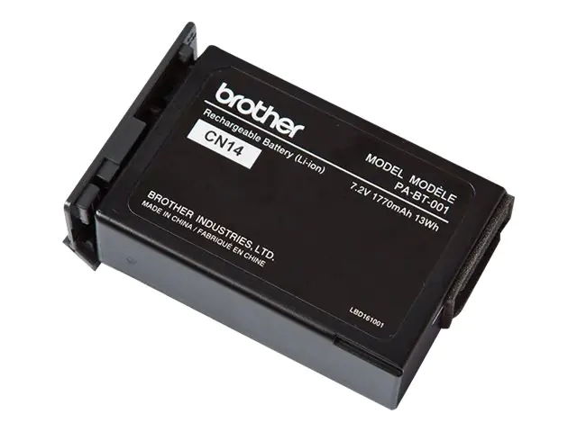 Brother PA-BT-001-B - Drucker-Batterie - Lithium-Ionen - 1770 mAh - für RuggedJet RJ-3050, RJ-3150