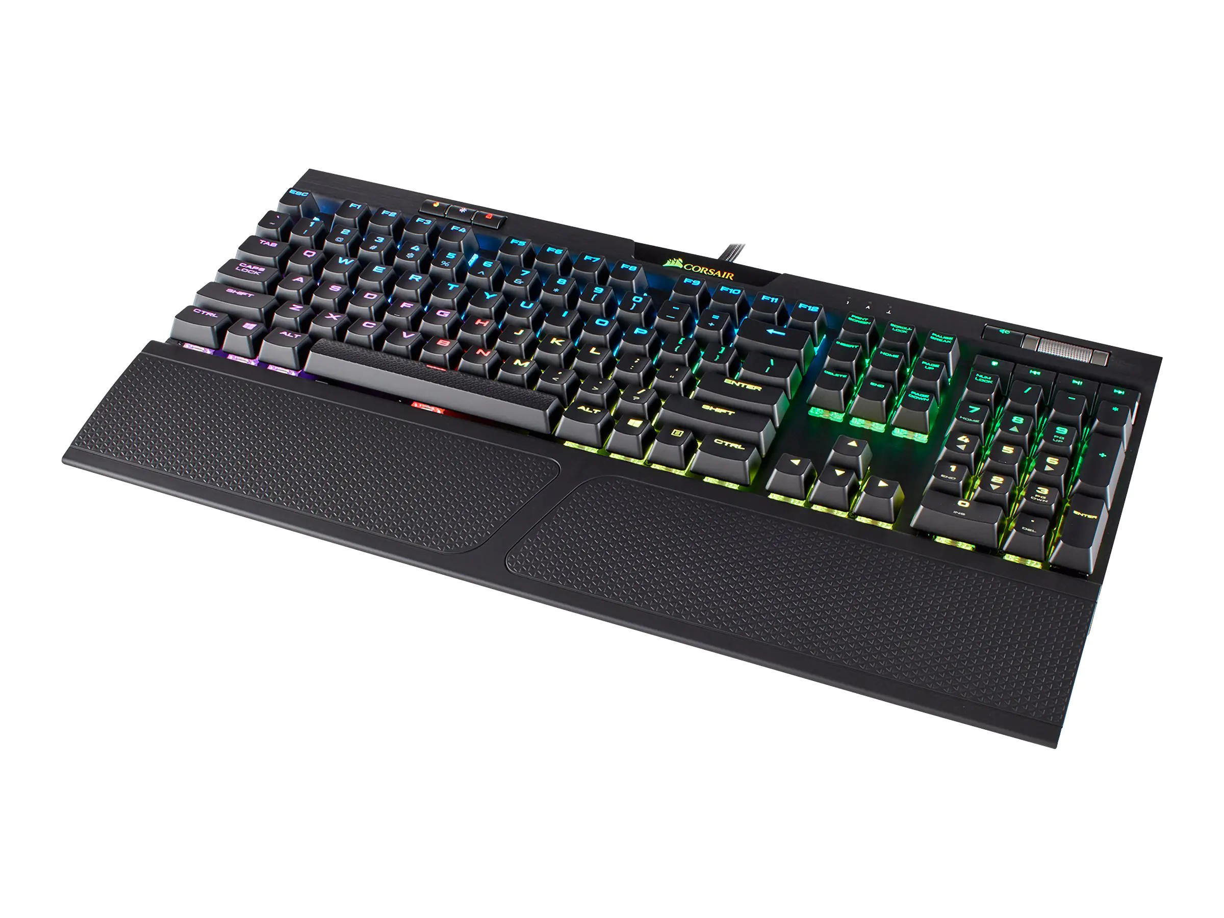 CORSAIR Gaming K70 RGB MK.2 RAPIDFIRE Mechanical - Tastatur - Hintergrundbeleuchtung - USB - Deutsch - Tastenschalter: CHERRY MX Speed