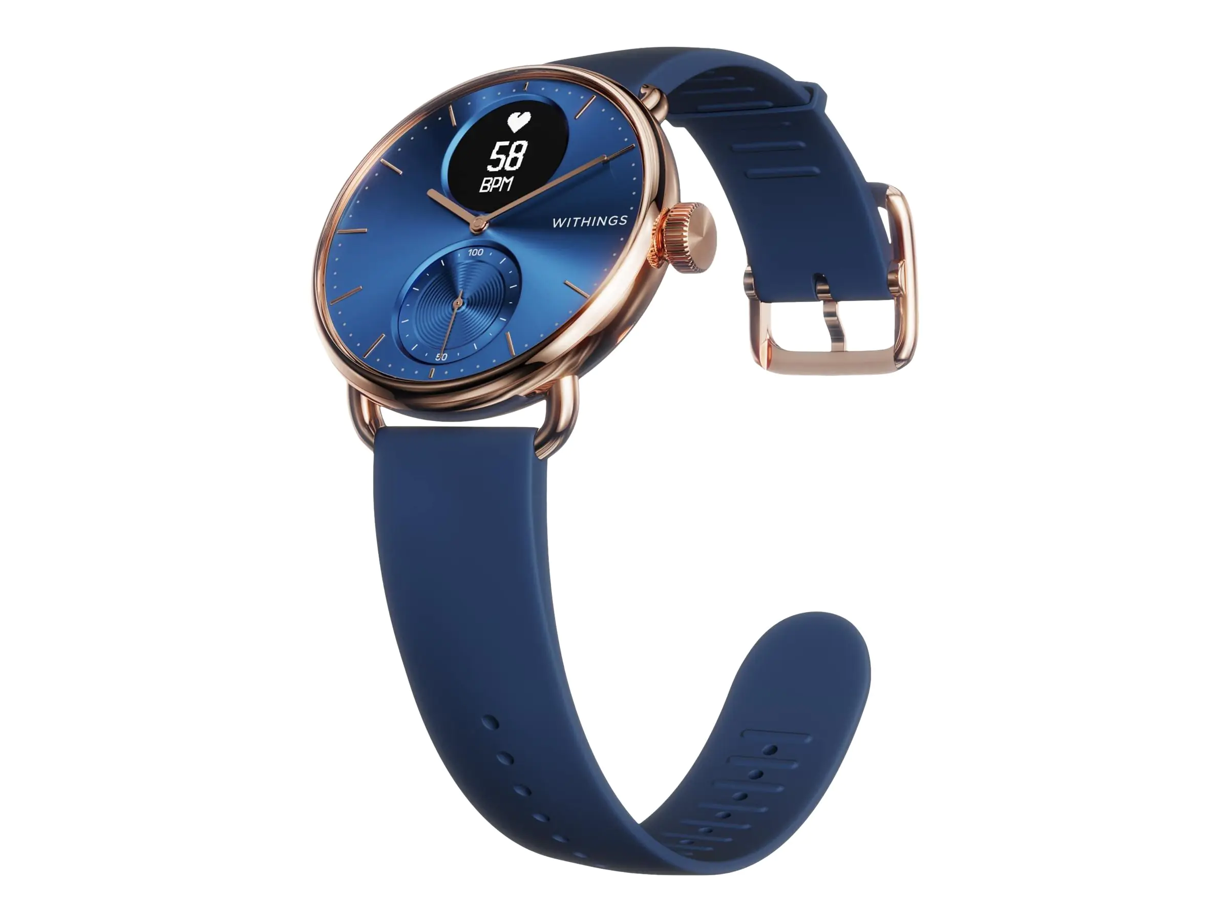 WITHINGS ScanWatch - 38 mm - rotgold - Aktivitätsmesser