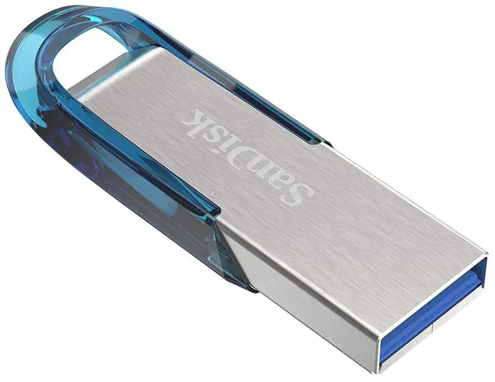 SanDisk Ultra Flair - USB-Flash-Laufwerk - 64 GB - USB 3.0 - Blau