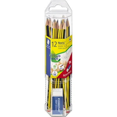 STAEDTLER 61 120P1, HB, Mehrfarbig, Hexagonal, Ausstellungsbox, 12 Stück(e) 61 120 P1