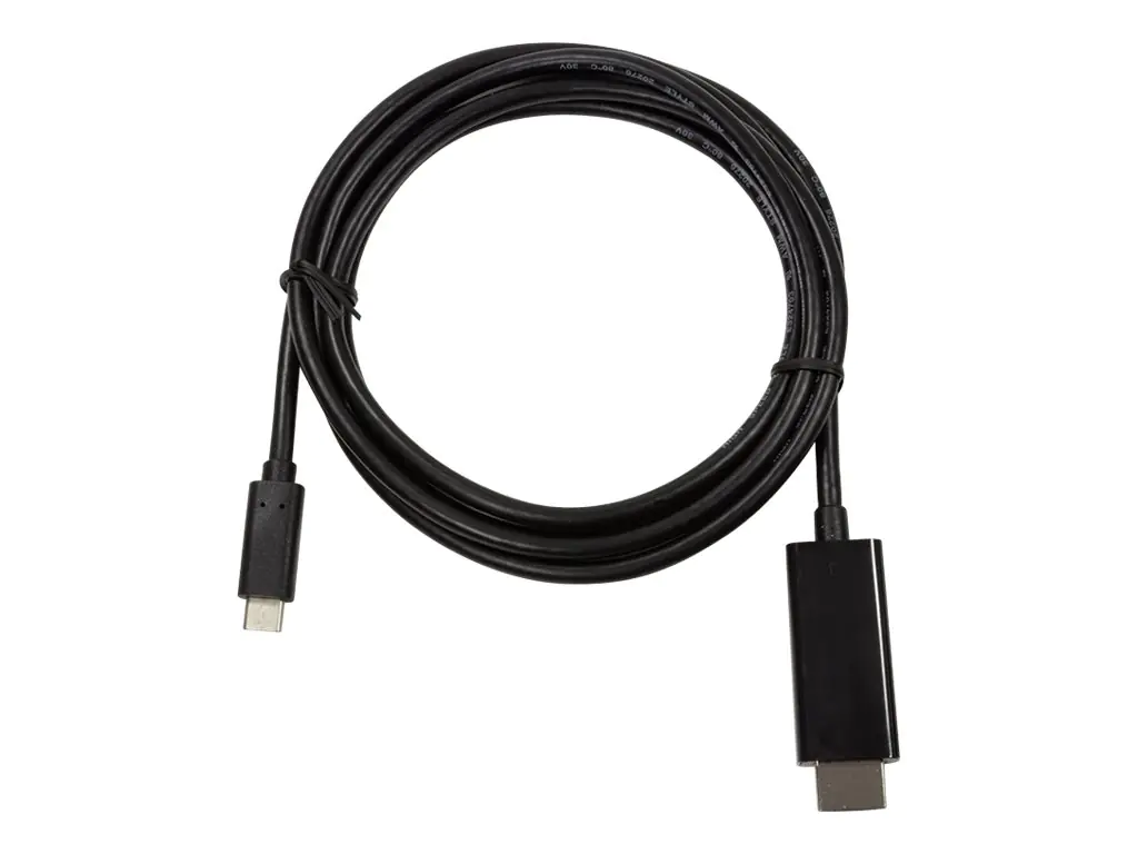 LogiLink - Adapterkabel - 24 pin USB-C männlich zu HDMI männlich - 1.8 m - abgeschirmt - 4K Unterstützung