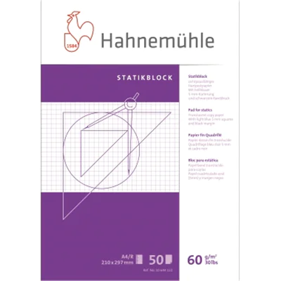 Hahnemühle Statikpapier DIN A4 60g/m² weiß 50 Bl.