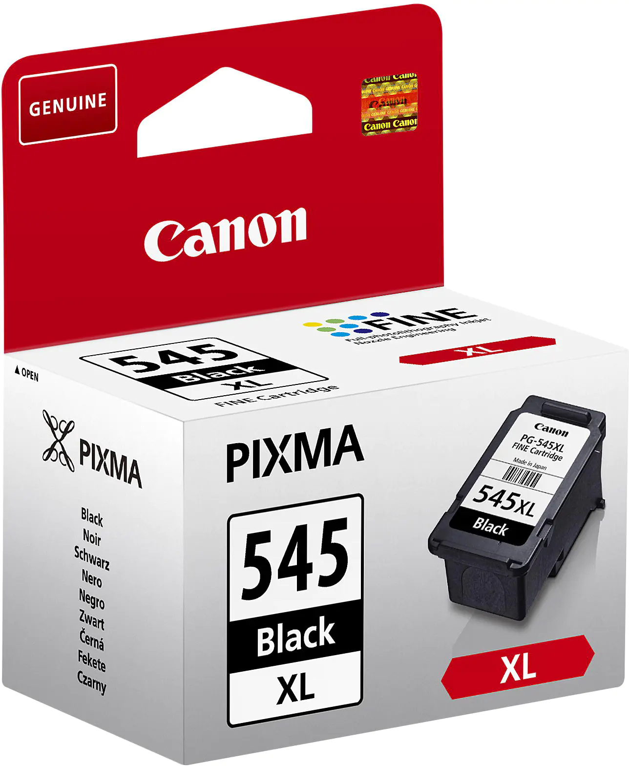 Canon PG-545XL - 15 ml - Hohe Ergiebigkeit - Schwarz - original - Tintenpatrone - für PIXMA TR4551, TR4650, TR4651, TS3350, TS3351, TS3352, TS3355, TS3450, TS3451, TS3452