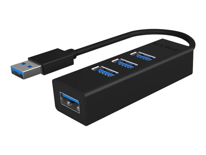 ICY BOX Hub - 4 x SuperSpeed USB 3.0 - Desktop IB-HUB1419-U3