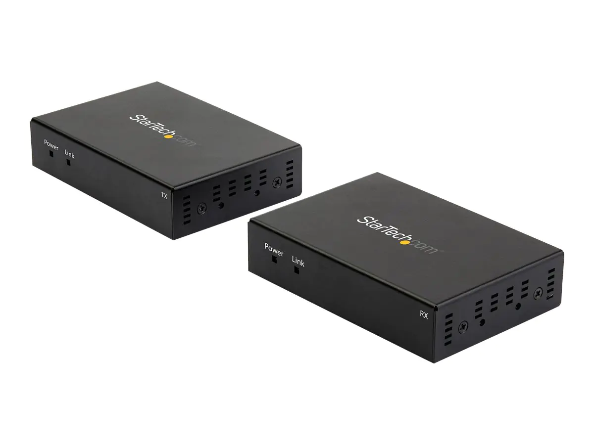 StarTech ST121HD20L HDMI Ethernet Extender (4K 60Hz, 100m, IR Steuerung, 4K Video über CAT6) - Video-/Audio-/Infrarot-Übertrager - HDMI - über CAT 6 - bis zu 140 m