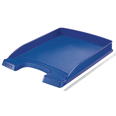 Leitz Briefablage Flach Plus 52370035 DIN A4 stapelbar PS bl