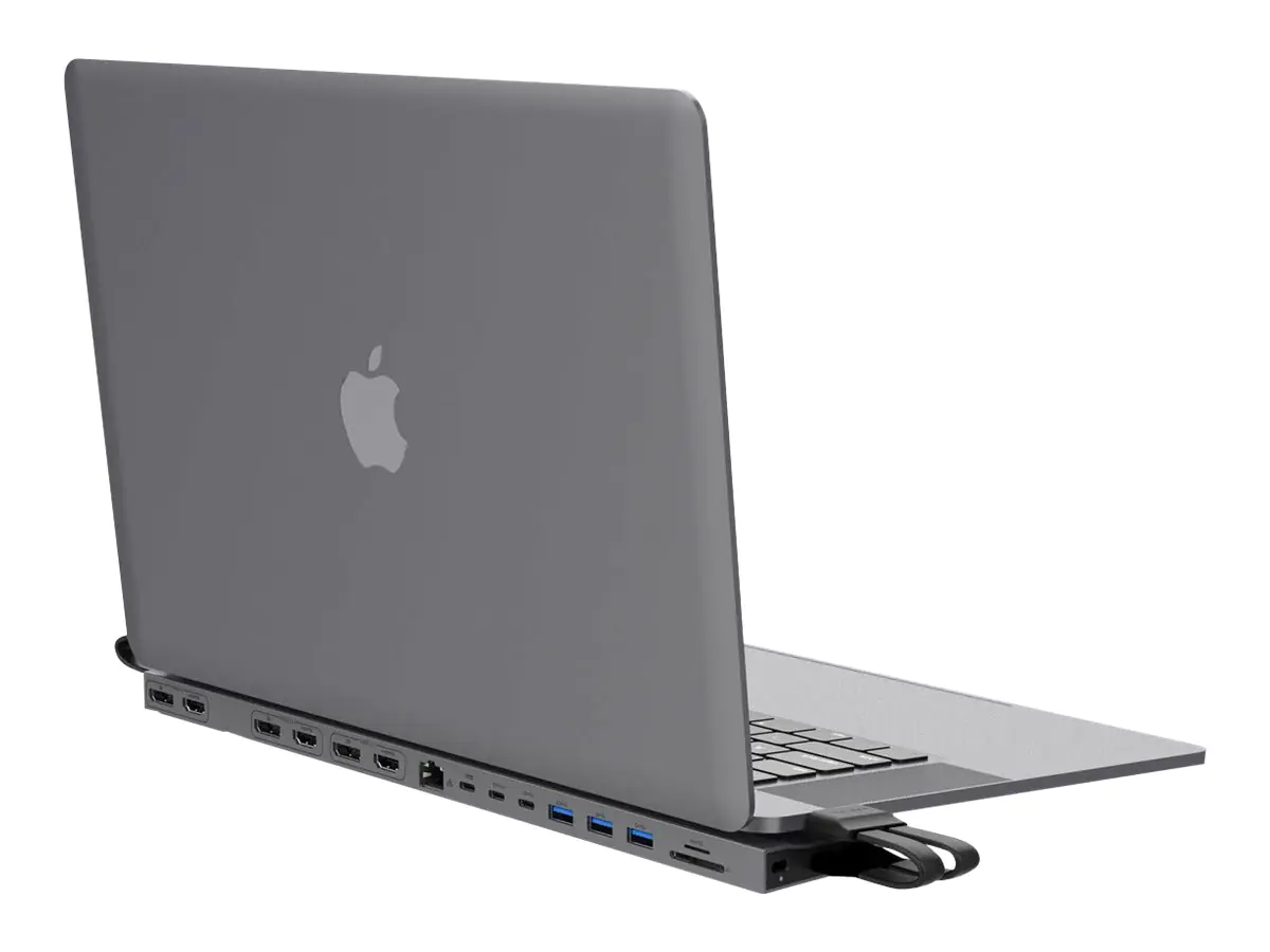 HyperDrive - Dockingstation - USB-C x 2 - 3 x HDMI, 3 x DP - 1GbE
