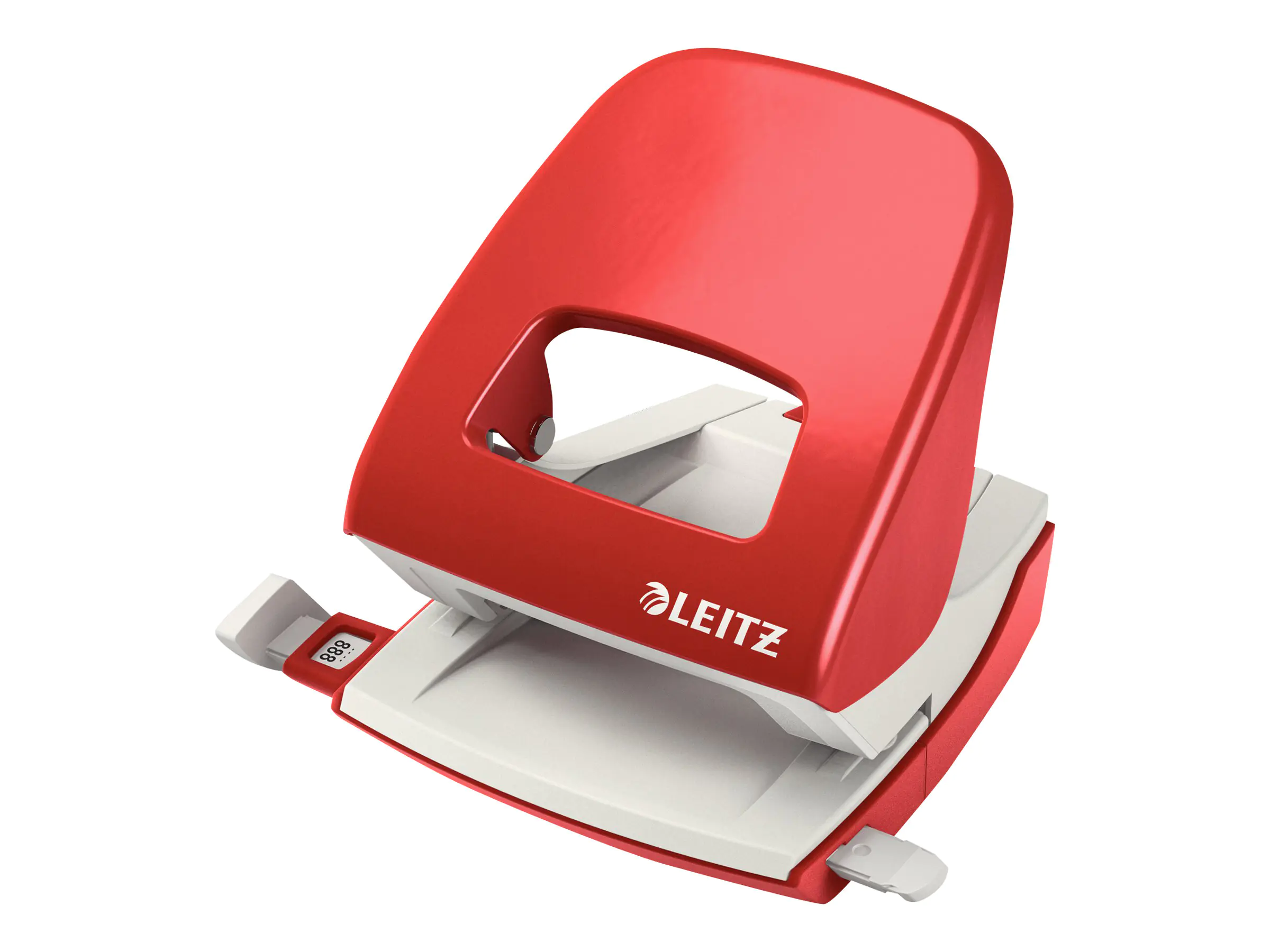 Esselte Leitz Locher - 25 Blätter - Metall - Rot 50080025