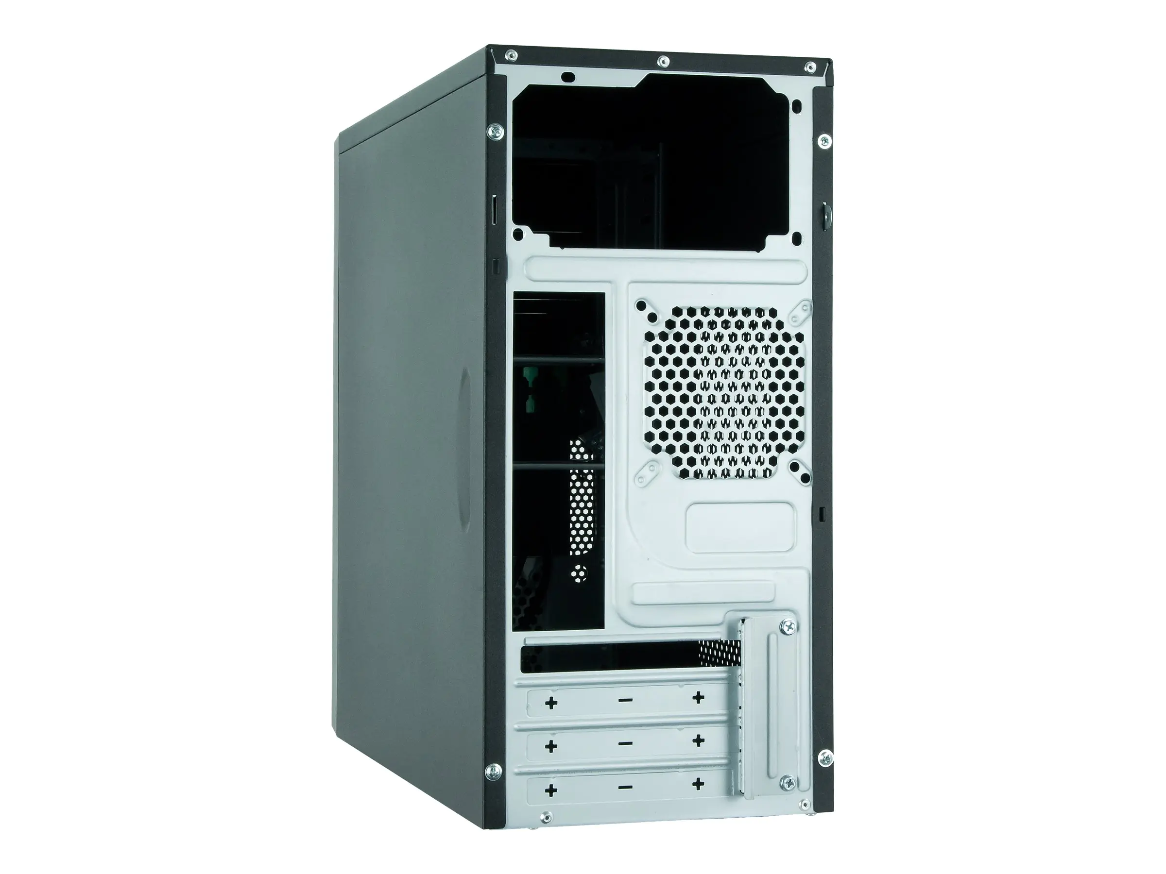 Chieftec Elox Series HO-12B - Tower - micro ATX 350 Watt (ATX) - Schwarz - USB/Audio