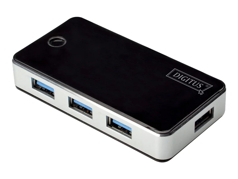DIGITUS DA-70231 - Hub - 4 x SuperSpeed USB 3.0 - Desktop