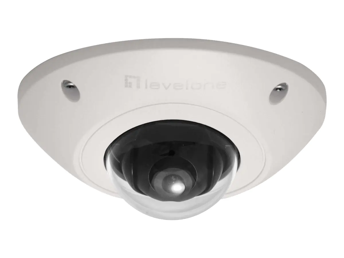 LevelOne FCS-3073, IP-Sicherheitskamera, Innen & Außen, Kabelgebunden, CE, FCC, ONVIF, Zimmerdecke, Weiß