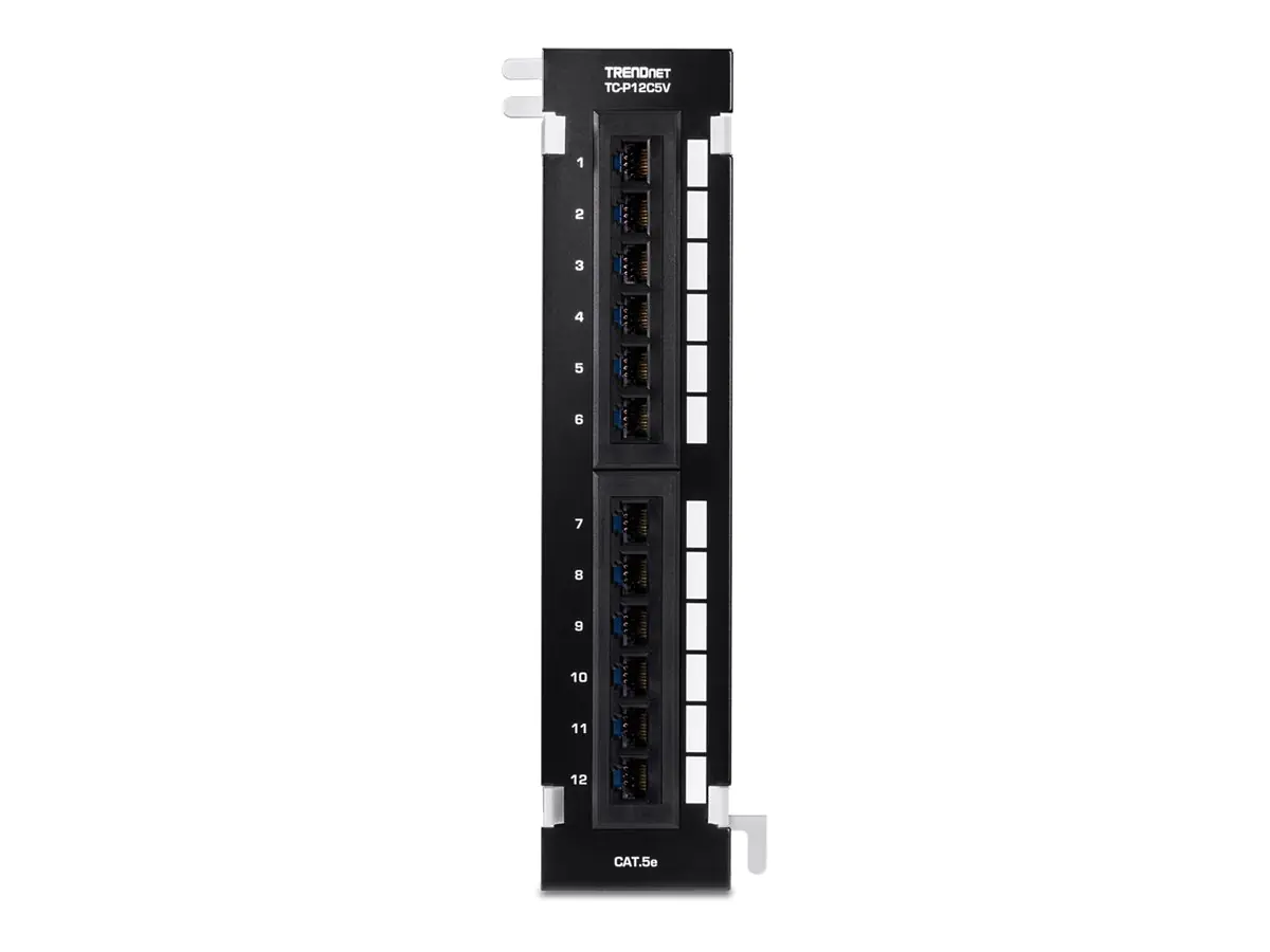 TRENDnet TC-P12C5V - Patch Panel - geeignet für