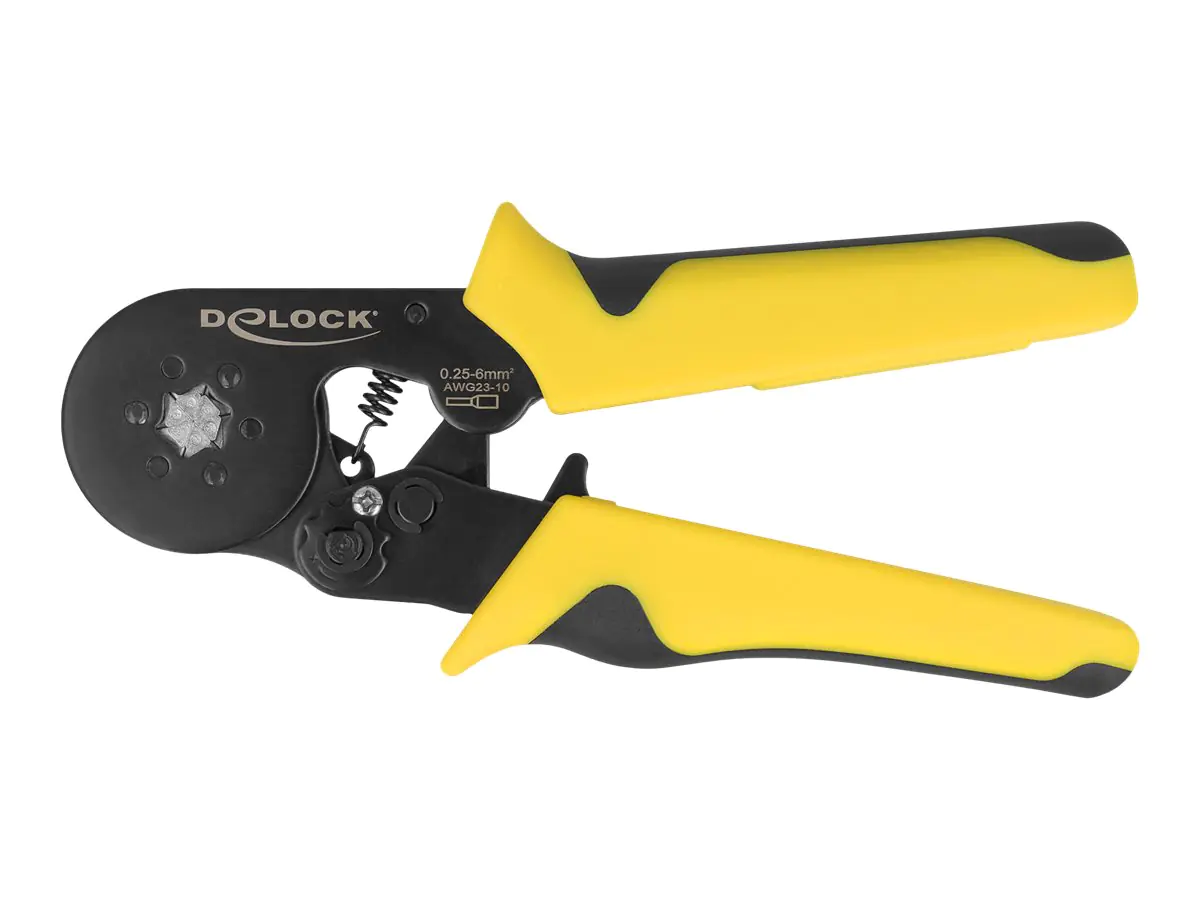Delock - Crimpwerkzeug - Schwarz, Gelb