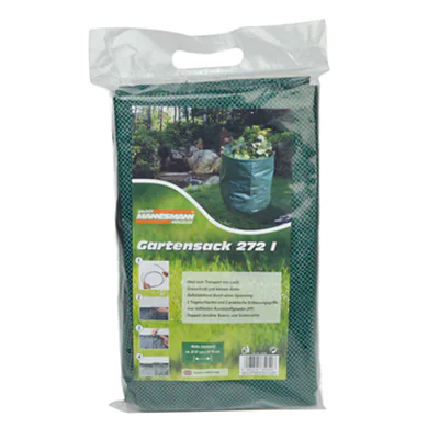 BRÜDER MANNESMANN WERKZEUGE Gartensack 272l Polypropylen grün