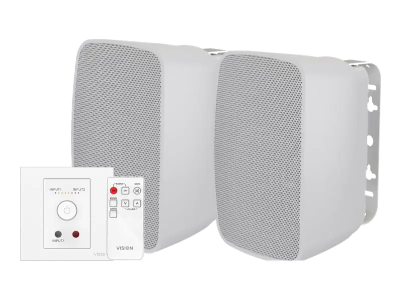 TD SYNNEX Vision TC3-AMP - Verstärker - 2 x 25 Watt - weiß TC3-AMP+