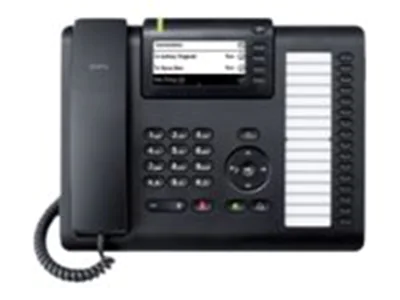 Unify OpenScape Desk Phone CP400 - VoIP-Telefon - dreiweg Anruffunktion - SIP - Schwarz
