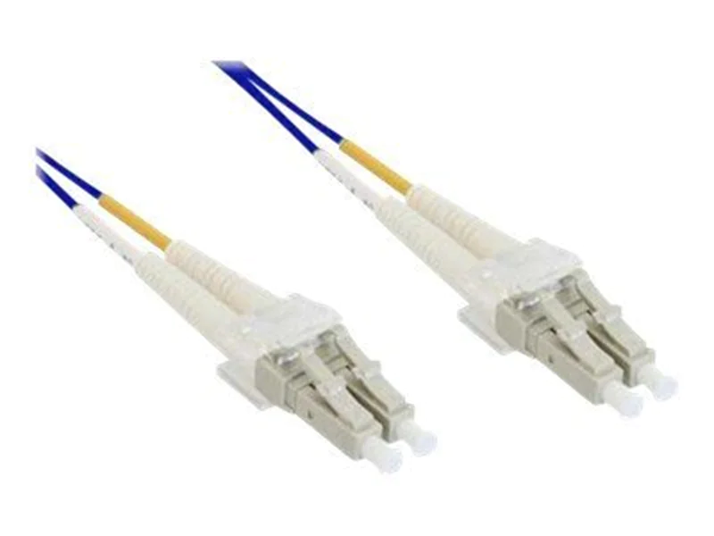 InLine - Patch-Kabel - LC Multi-Mode (M) zu LC Multi-Mode (M) - 2 m - Glasfaser - 50/125 Mikrometer - OM4 - halogenfrei - lila
