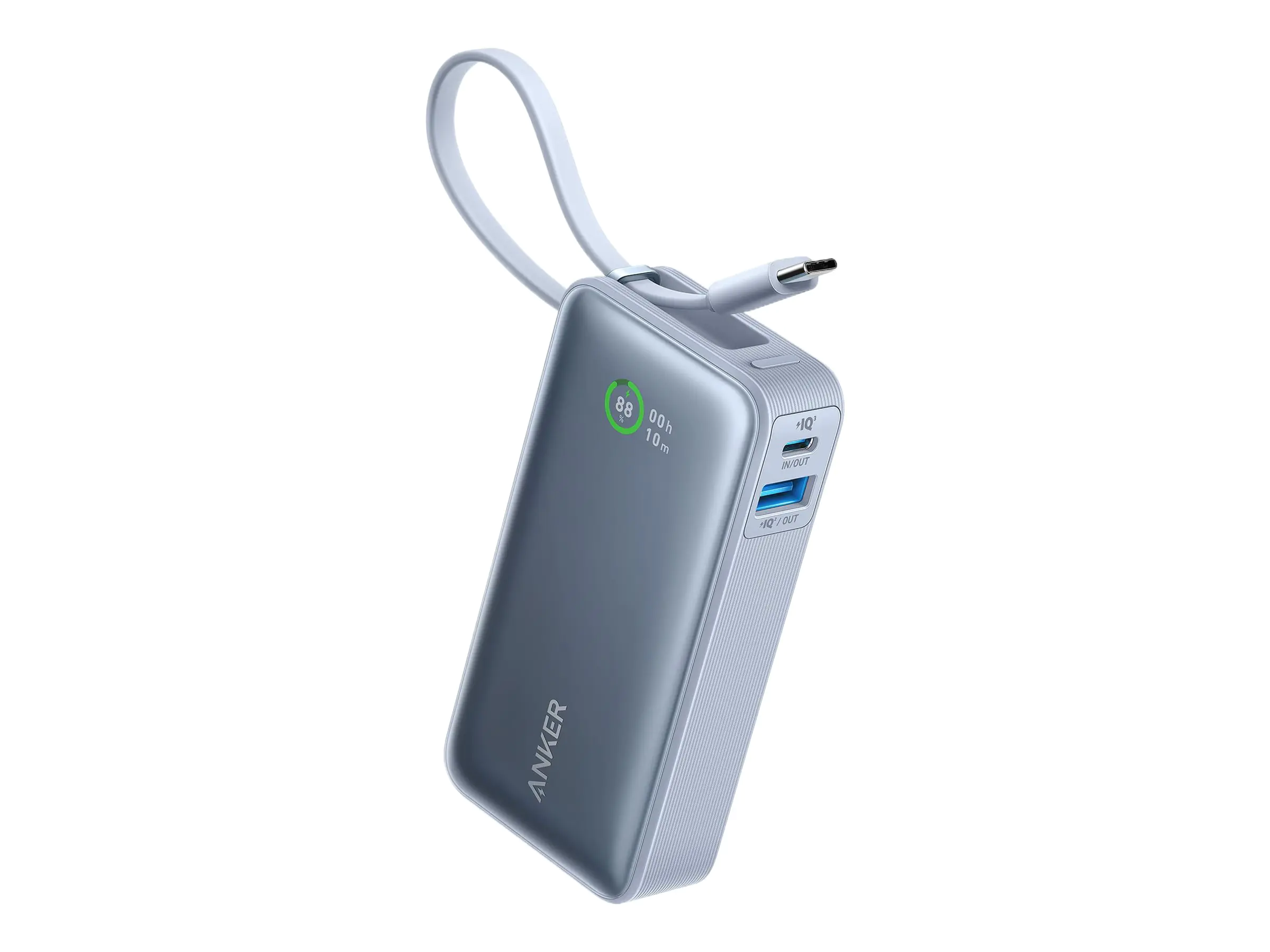 Anker Innovations Anker Nano - Powerbank - 10000 mAh - 30 Watt - 3 A - 2 Ausgabeanschlussstellen (2