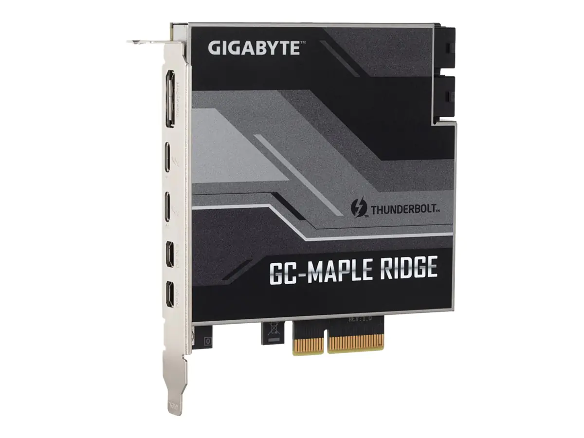 Gigabyte GC-MAPLE RIDGE (rev. 1.0) - Thunderbolt-Adapter - PCIe 3.0 x4 - Thunderbolt 4 x 2