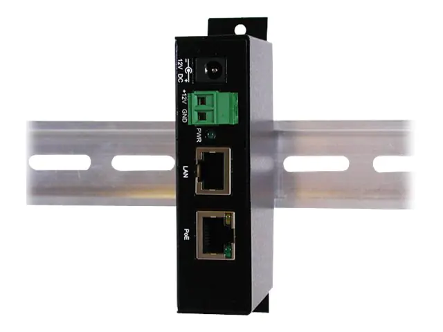 EXSYS EX-6006PoE - Power Injector (DIN-Schienenmontage möglich) - 12 V - 30.2 Watt - Ausgangsanschlüsse: 1