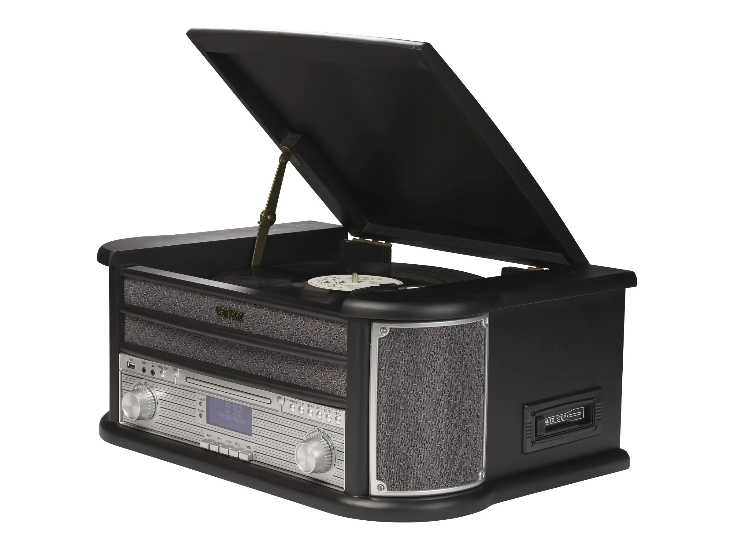 DENVER MRD-51BLACK - Audiosystem - 2 x 2.5 Watt - Schwarz