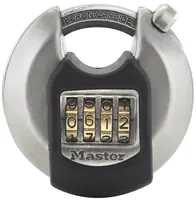 MasterLock Disk-Zahlenschloss aus Edelstahl M40EURDNUM