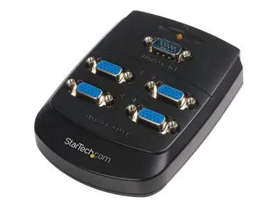 StarTech 4 Port Wall Mount VGA Video Splitter - Video-Verteiler - 4 x VGA - Desktop - für P/N: SVA9M2NEUA