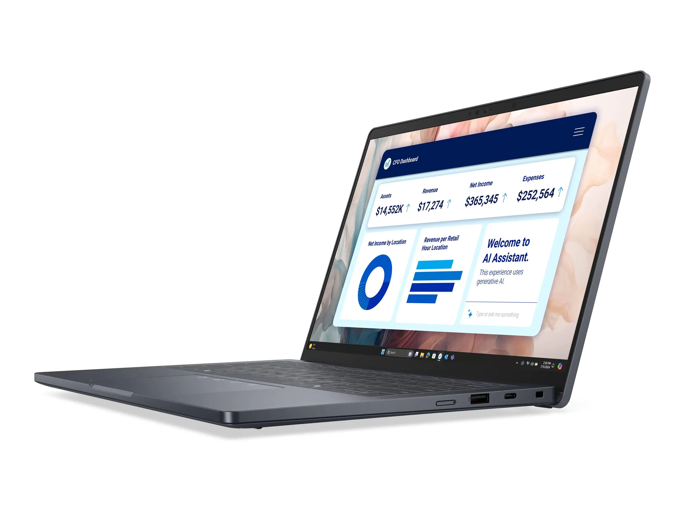 Dell Pro 14 Premium PA14250 - Intel Core Ultra 7 268V / 2.2 GHz - Intel Evo vPro Enterprise Platform - Win 11 Pro - Intel Arc Graphics 140V - 32 GB RAM - 512 GB SSD NVMe, TLC, Class 35 - 35.56 cm (14") IPS 1920 x 1200 (Full HD Plus) - Wi-Fi 7 - Magnetite