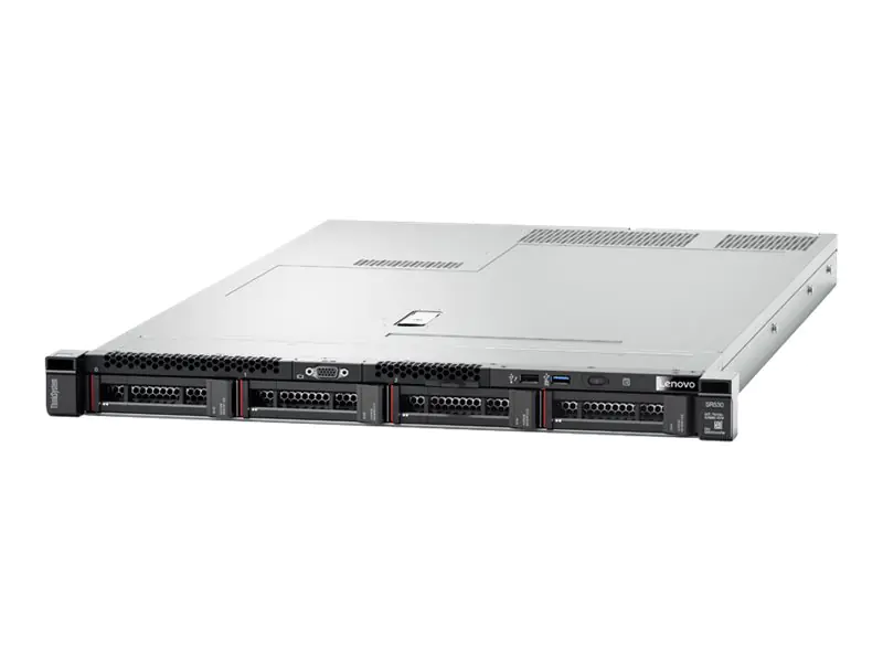 Lenovo ThinkSystem SR530 7X08 - Server - Rack-Montage - 1U - zweiweg - 1 x Xeon Silver 4208 / 2.1 GHz - RAM 32 GB - Hot-Swap 6.4 cm (2.5")