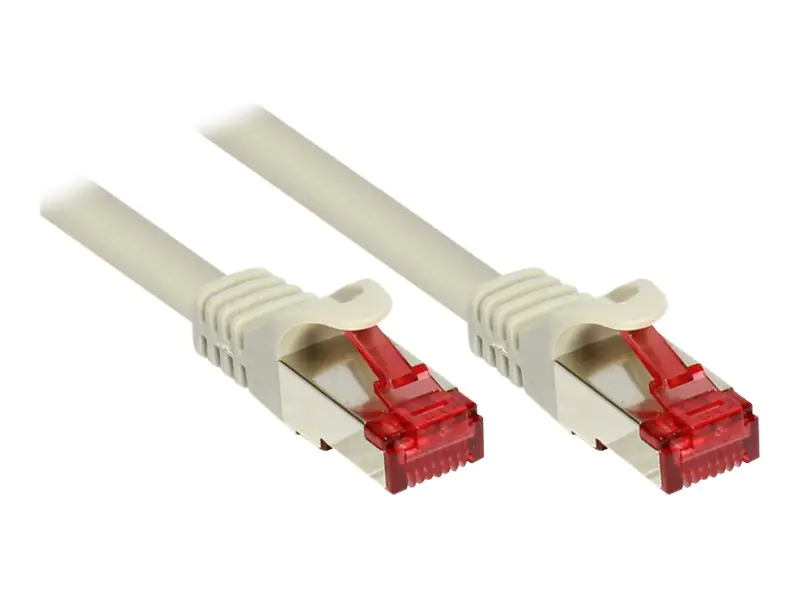 Good Connections RNS - Patch-Kabel - RJ-45 (M) bis RJ-45 (M) - 1.5 m - SFTP, PiMF - CAT 6 - geschirmt, ohne Haken - Grau