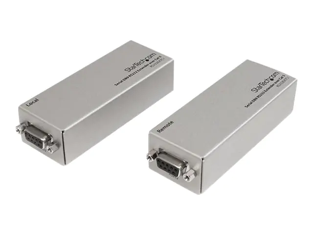 StarTech Serieller DB9 RS232-Extender über Cat5 - Bis zu 1000 Meter - Serielle Anschlusserweiterung - über CAT 5 - bis zu 1 km