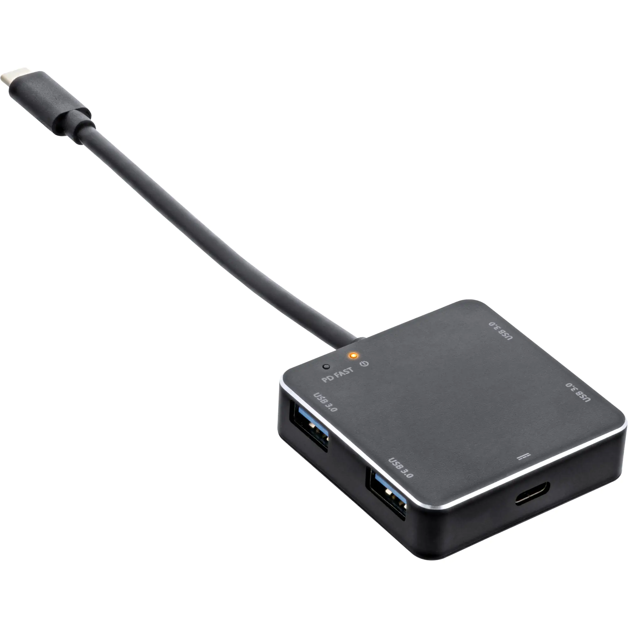 InLine - Hub - 4 x USB 3.1 Gen 1 + 1 x USB-C (Spannungsversorgung) - Desktop