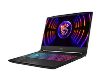 MSI Katana 15 B12VGK-091 - Intel Core i7 12650H / 2.3 GHz - FreeDOS - GeForce RTX 4070 - 16 GB RAM - 512 GB SSD NVMe - 39.6 cm (15.6") 1920 x 1080 (Full HD) @ 144 Hz - Wi-Fi 6 - Core Black