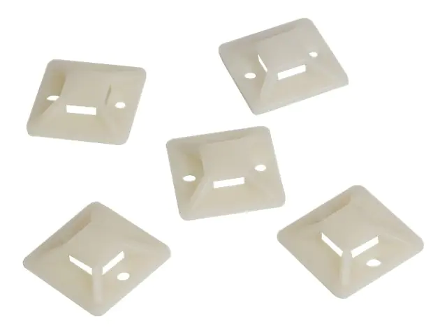 LogiLink - Kabelbinderhalterung - Natur (Packung mit 100)