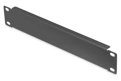 Digitus DN-10-BPN-01-B - Blindabdeckung - Schwarz, RAL 9005 - 1U - 25.4 cm (10")