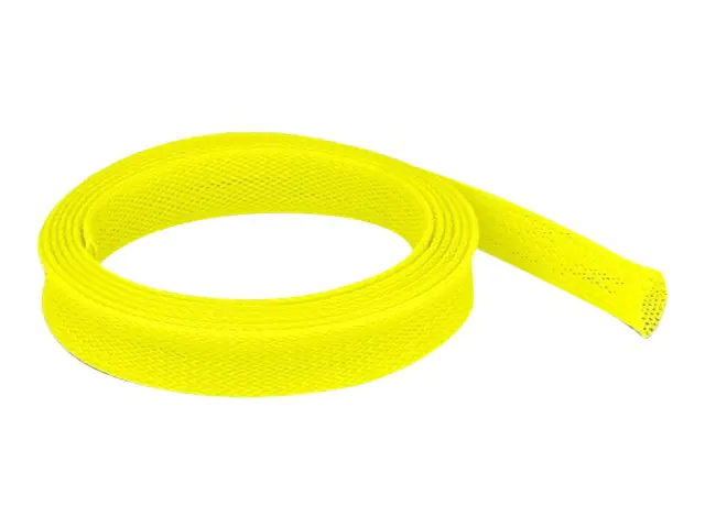 Delock - Geflechtschlauch - dehnbar - 2 m - Gelb
