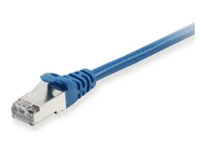 equip - Patch-Kabel - RJ-45 (M) zu RJ-45 (M) - 30 m - S/FTP - CAT 6 - geschirmt, halogenfrei, geformt, verseilt - Blau