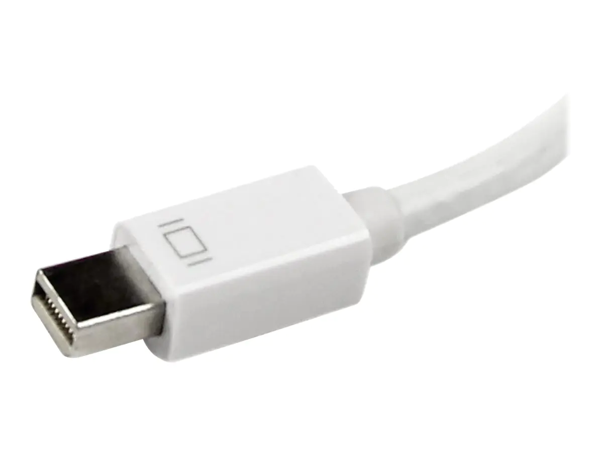 StarTech Mini DisplayPort auf HDMI / DVI / VGA Adapter - 3 in 1 mDP Konverter für MacBook - Weiß - Reiseadapter - Videokonverter - DisplayPort - DVI, HDMI, VGA - weiß - für Apple MacBook Air