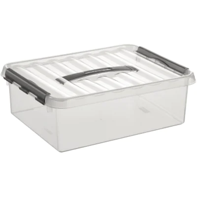 Sunware Q-line Aufbewahrungsbox transparent 40.0 x 30.0 12.0 cm - 10 l H6160202