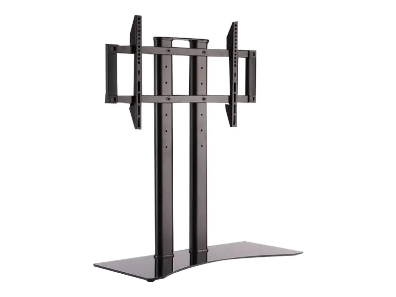 LogiLink - Aufstellung - für Flachbildschirm - Glas, fester, kaltgepresster Stahl - Bildschirmgröße: 94-165.1 cm (37"-65") - Schreibtisch
